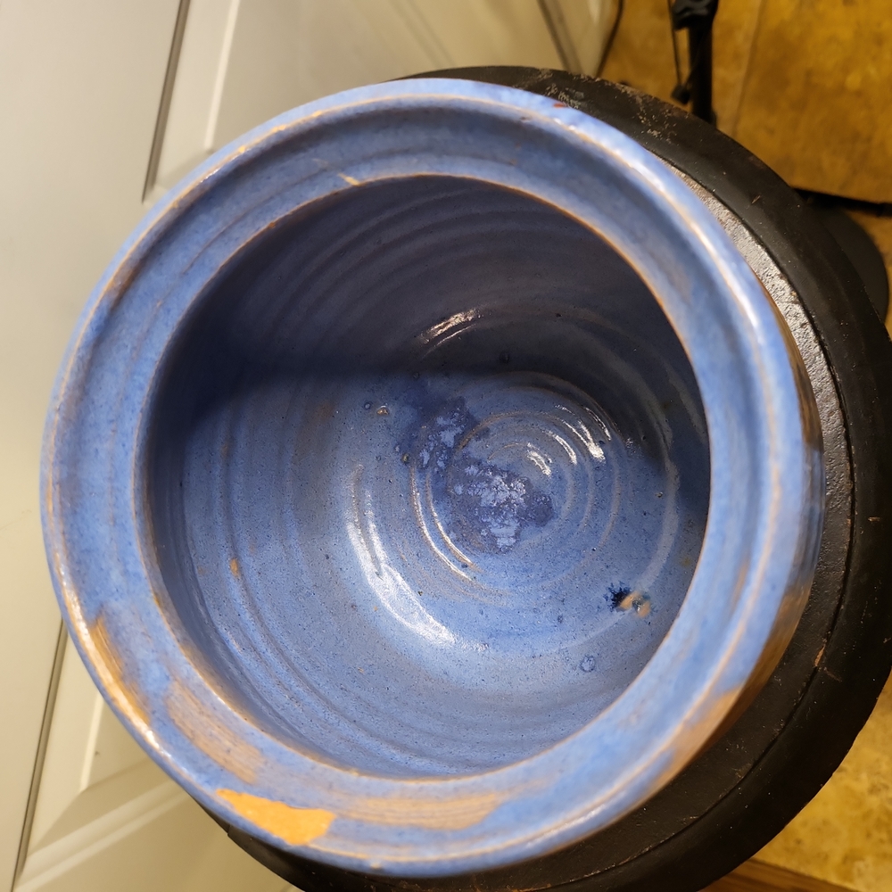 Mid Century Modern Studio Pottery Ceramic Hand Thrown Bowl Signed 1971 - Picture 5 of 8
